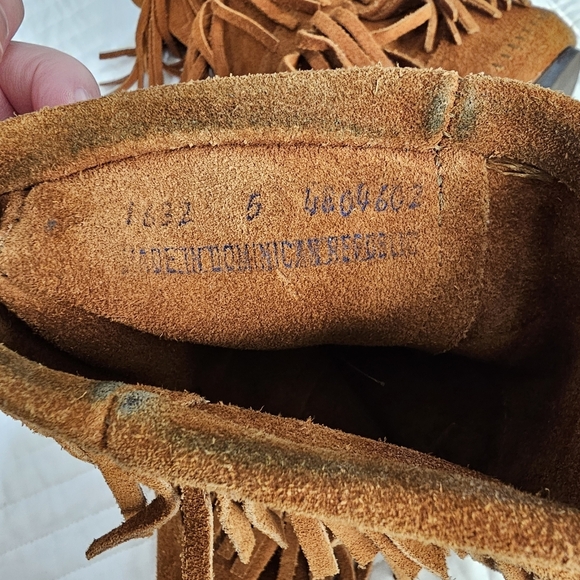 Minnetonka 3-Layer Fringe Boot Womens Size 5 - Picture 12 of 12